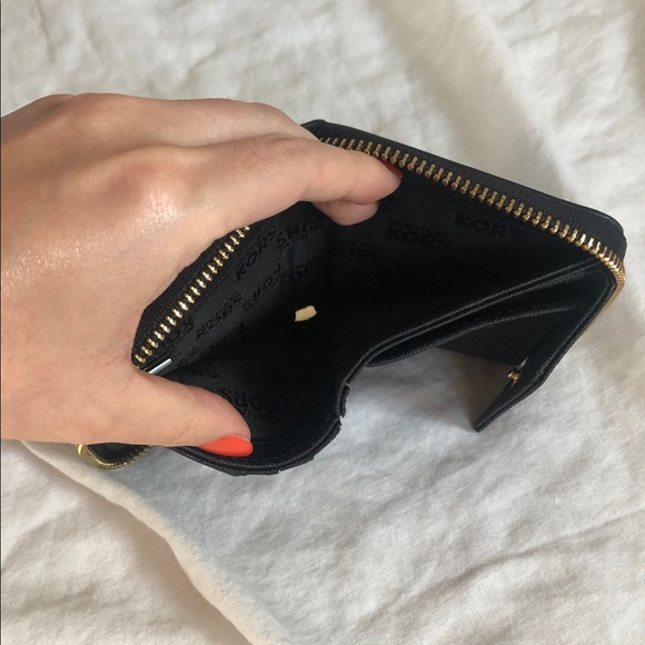 Michael Kors Black Patent Leather Wallet - Picture 8 of 8